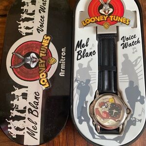 Armitron Voice Watch Looney Tunes Tasmanian Devil vintage Rare Holiday Gift